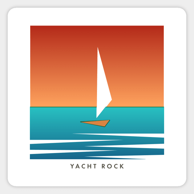 Yacht Rock Sticker by Teephemera